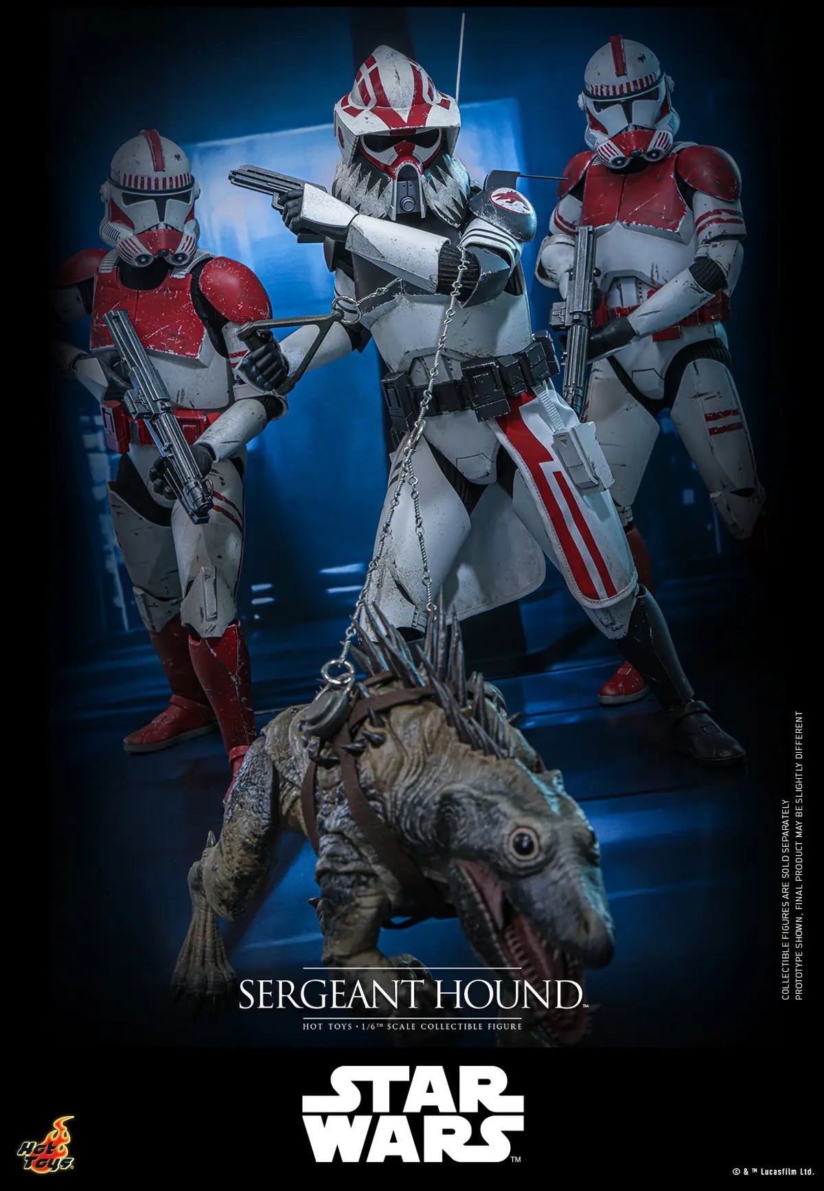 Hottoys - Sergeant Hound 1/6 Scale Collectible Figure TMS167 (Licensed)