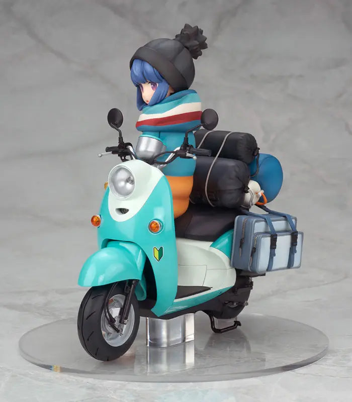 Alter - Yuru Camp Rin Shima with Scooter 1/10 Complete Figure (Licensed)