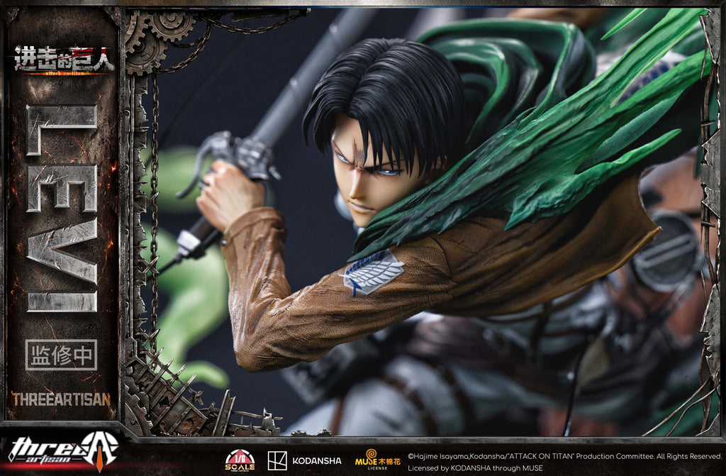ThreeArtisan Estudio Levi vs Zeke Attack On Titan