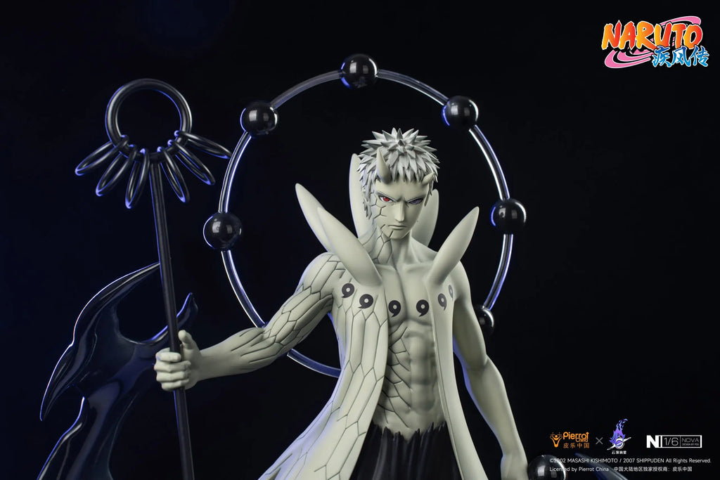 Pickstar Studio - Naruto Officially Licensed Uchiha Madara 1/6 Statue & Uchiha Obito 1/6 Statue (Licensed)
