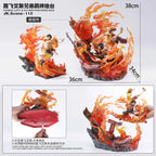 Jacksdo Studio - One Piece POPMAX Luffy and Ace Brothers Bond Platform