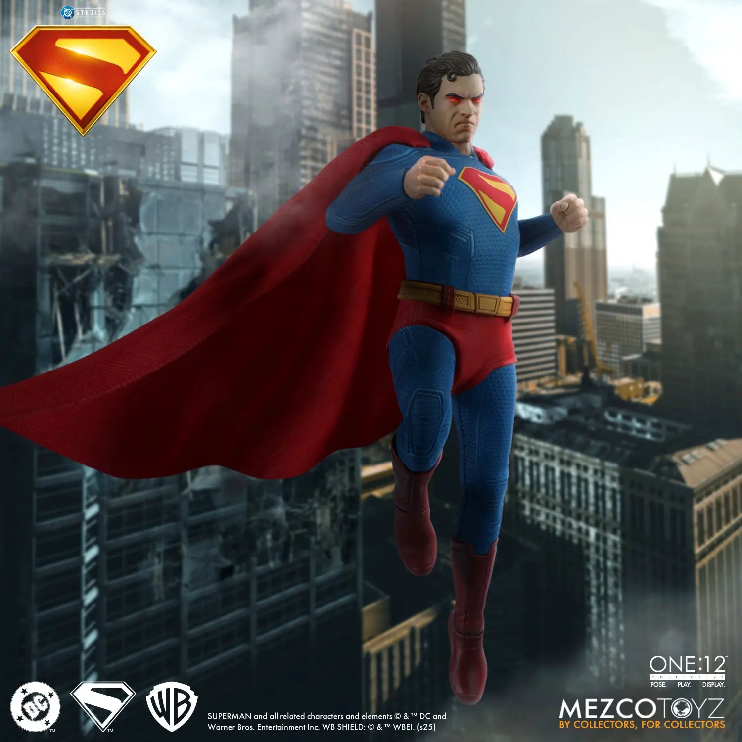 Mezco Studio - Superman (2025) One:12 Collective Superman Action Figure (Licensed)
