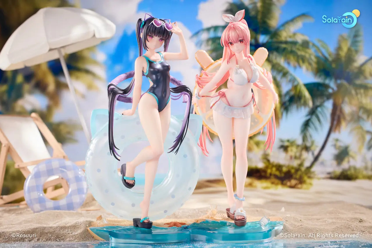 Solarain Toys - Original Cheshire Cat Mika & White Rabbit Rosu 1/7 Swimsuit ver. (Licensed)