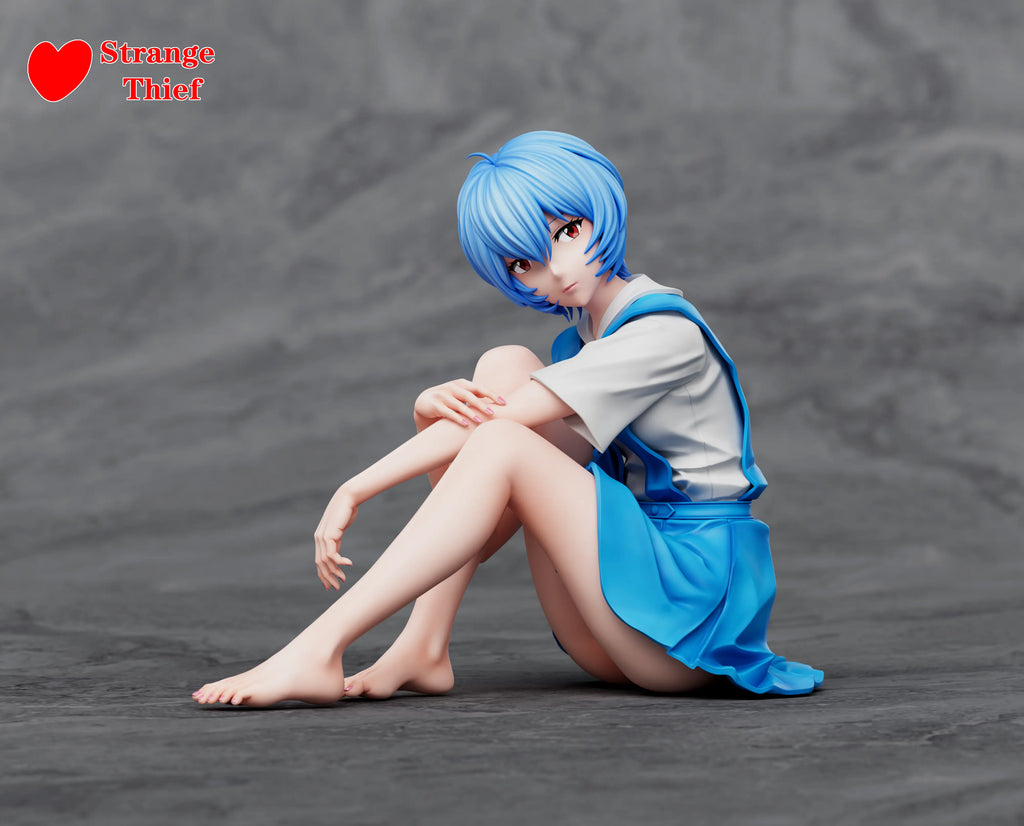 Strange Thief Studio - Neon Genesis Evangelion School Uniform Asuka & School Uniform Rei Ayanami