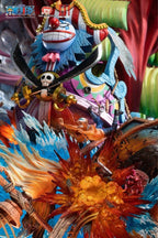 JIMEI PALACE Studio - ONE PIECE New Yonko BUGGY Limited Edition Statue (Licensed)