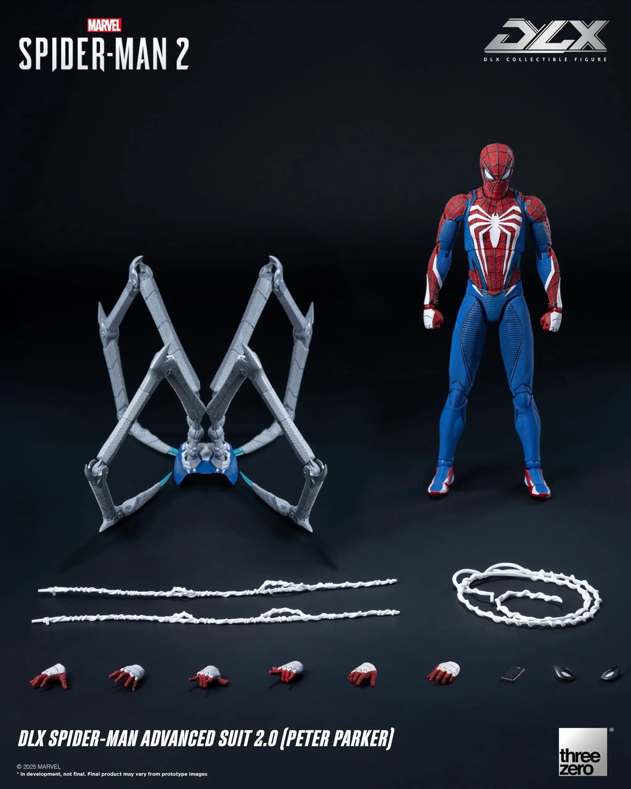 Threezero - Marvel’s Spider-Man 2 DLX Spider-Man Advanced Suit 2.0 (Peter Parker) (Licensed)