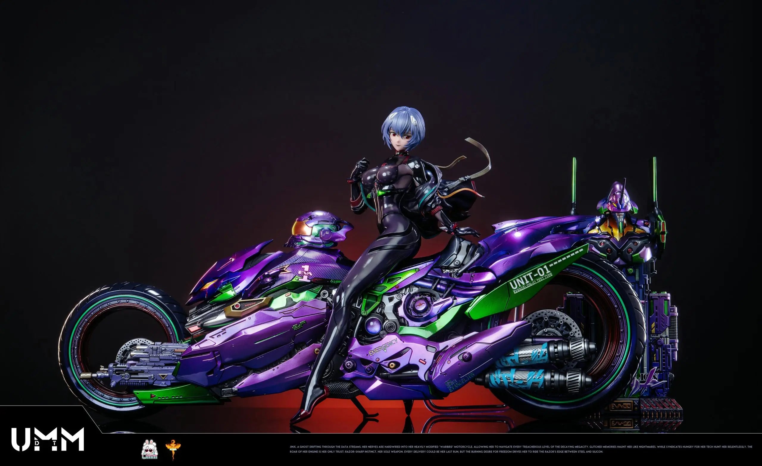 DT Studio - Neon Genesis Evangelion Ayanami Rei sci-fi motorcycle