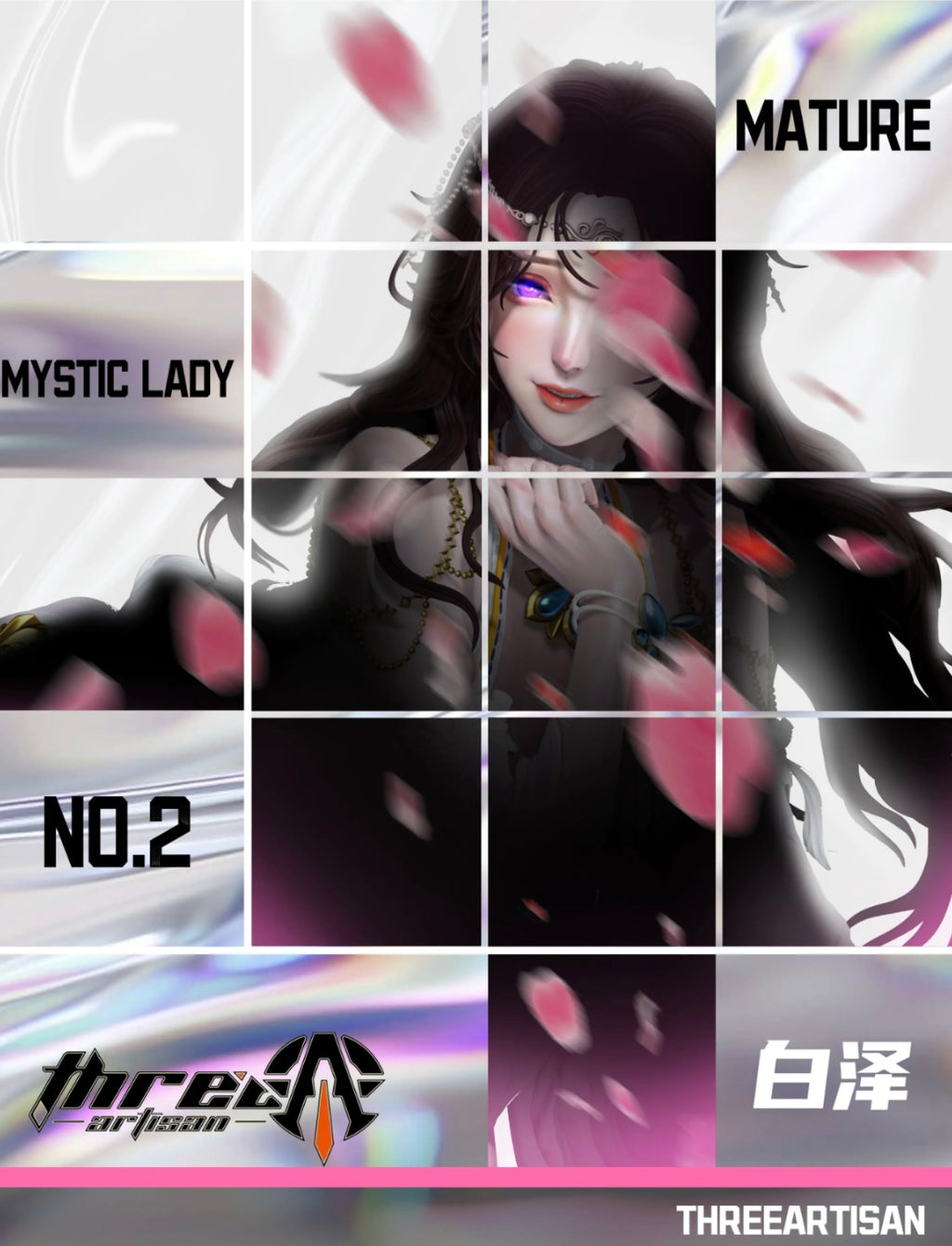 Three Artisan Studio - MYSTIC LADY MATURE Series No. 1 Lamia X No. 2 Bai Ze X No. 3 Zhu Que X No. 4 Ling Xiao 1/4 Statue (Licensed)