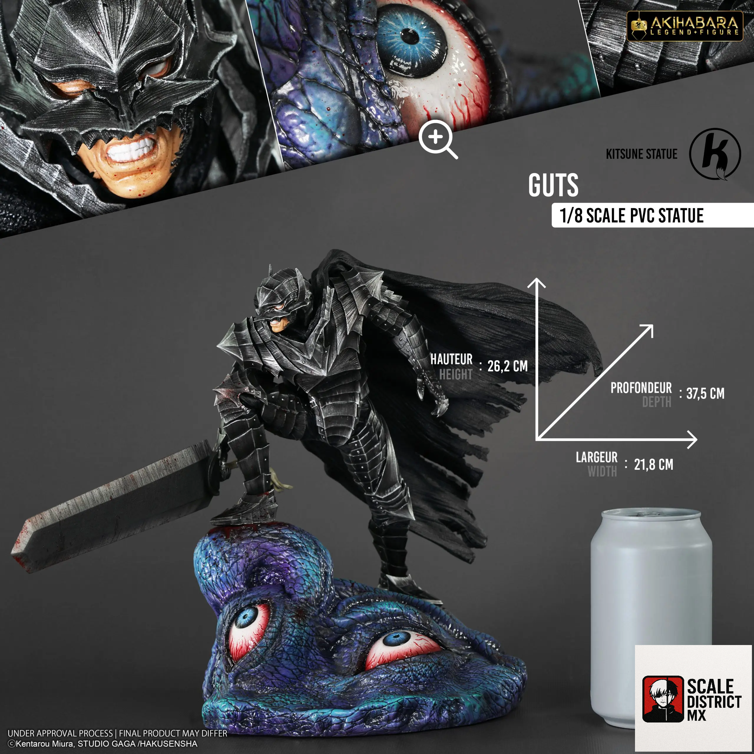 Kitsune Statue Studio - Berserk Guts Berserker Armor (Licensed)