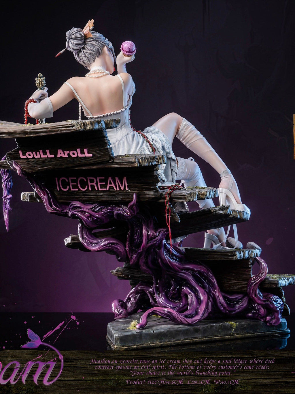 PJ Studio - AmerFort × LouLL_Aroll Hua Shou 14 Scale Statue AFYC-HS13 (Licensed)