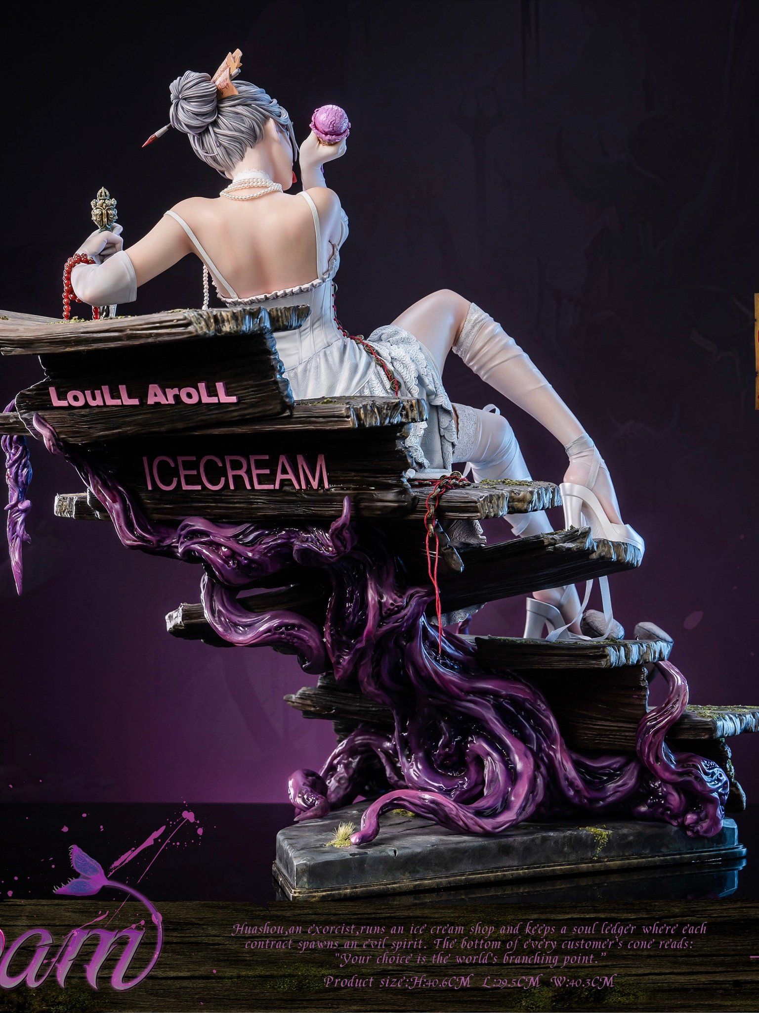 PJ Studio - AmerFort × LouLL_Aroll Hua Shou 14 Scale Statue AFYC-HS13 (Licensed)