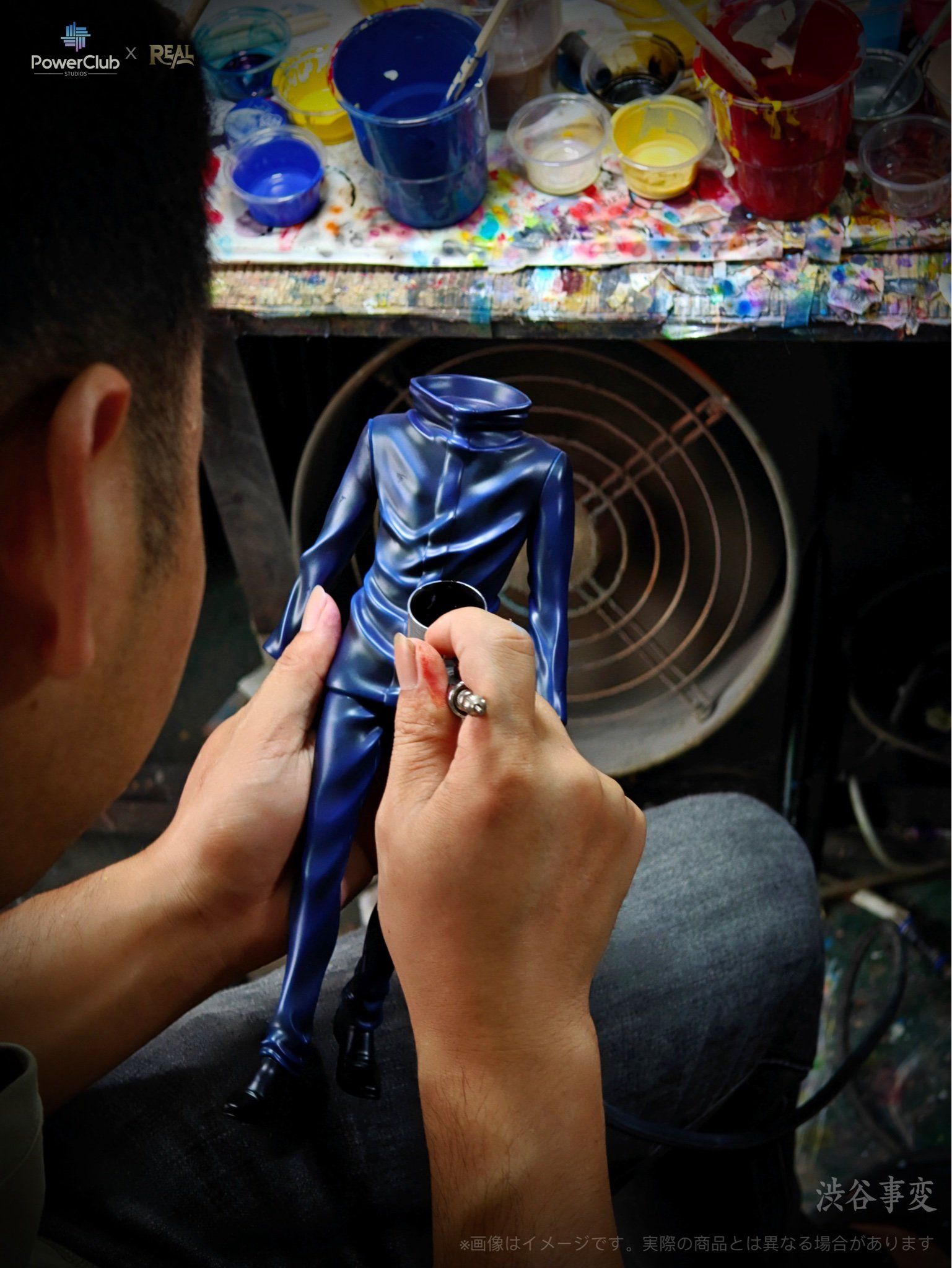 Real Creation Studio & PowerClub Studio - Jujutsu Kaisen Satoru Gojo Full Power 16 Museum Pose Statue