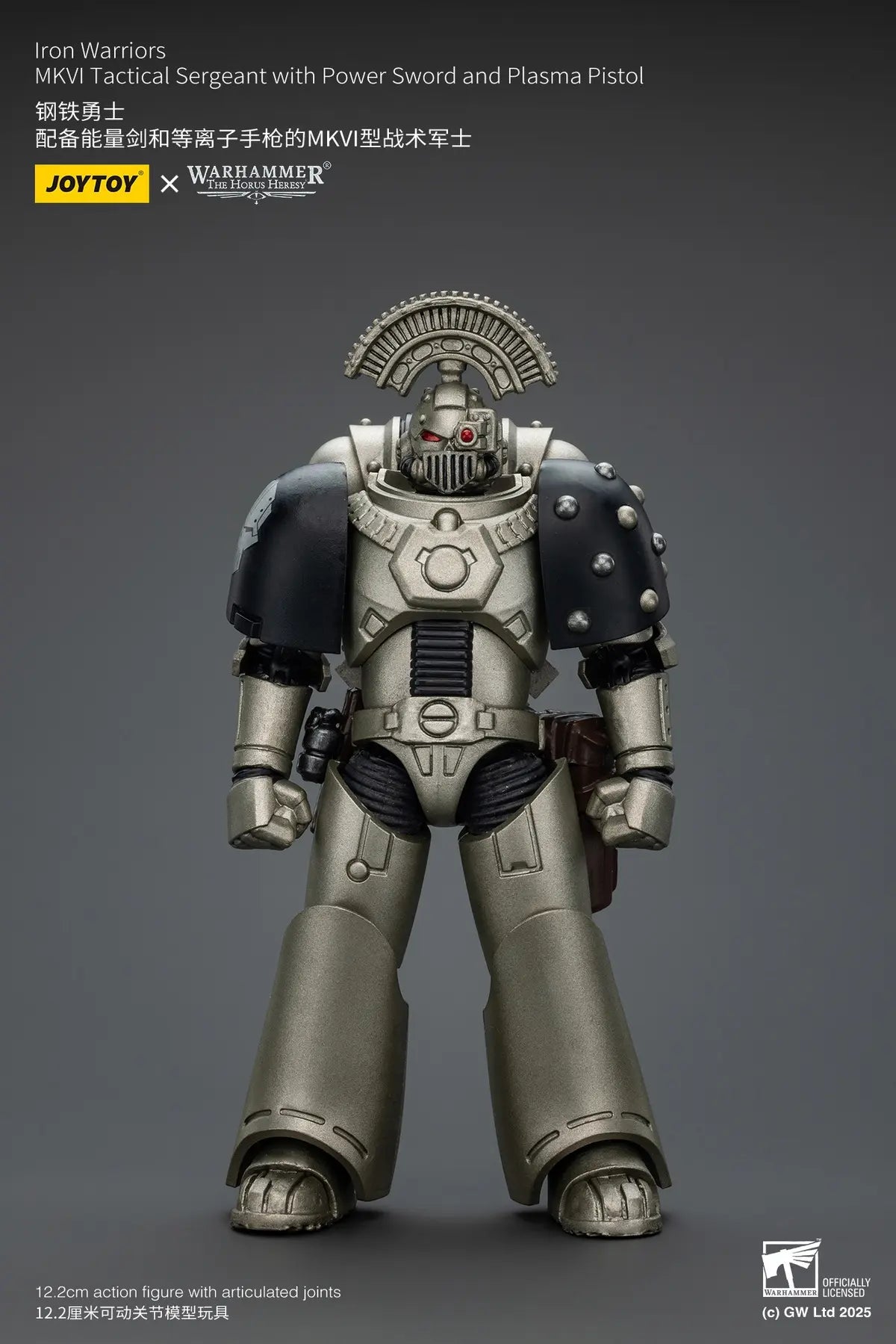JOYTOY - 1/18 Iron Warrior MKVI Tactical Sergeant with Power Sword & Plasma Pistol JT01758 (Licensed)