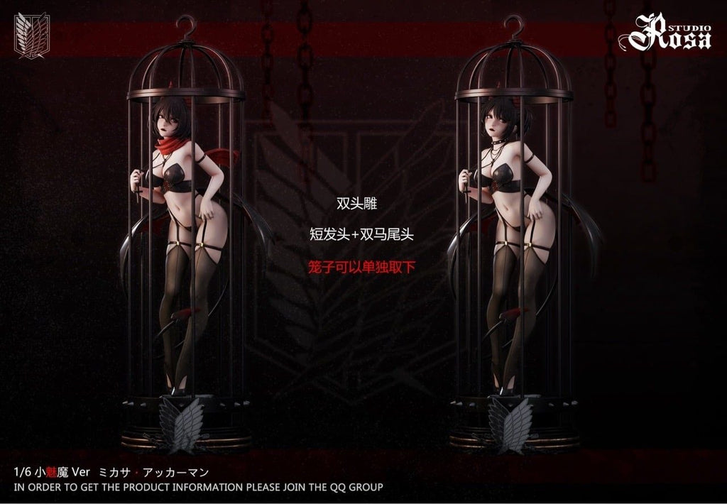 Rosa Studio - Succubus Mikasa Attack On Titan