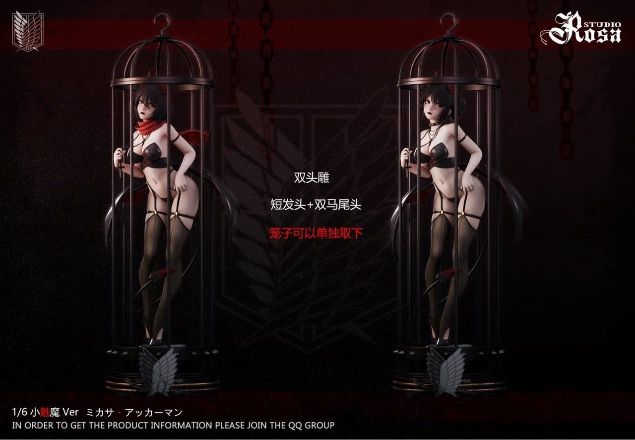 Rosa Studio - Succubus Mikasa Attack On Titan