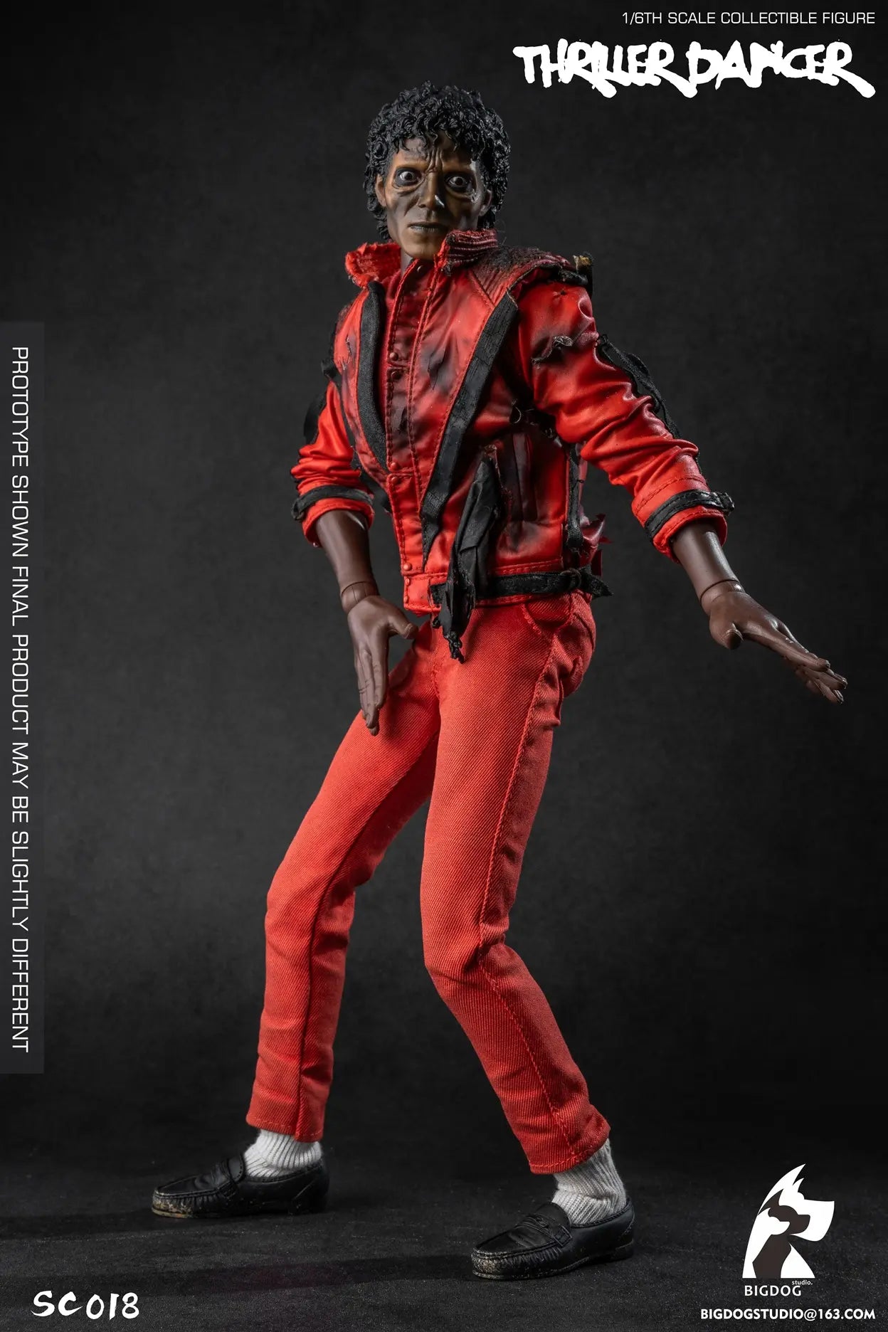 BIGDOG Studio - Michael JacksonThriller dancer Single version 1/6 Mobile Collection Soldier NOSC018 NOSC019