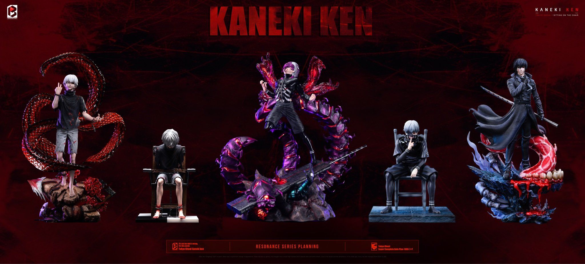 Black And White Studio - Tokyo Ghoul CCG's Strongest Force Black Reaper Ken Kaneki