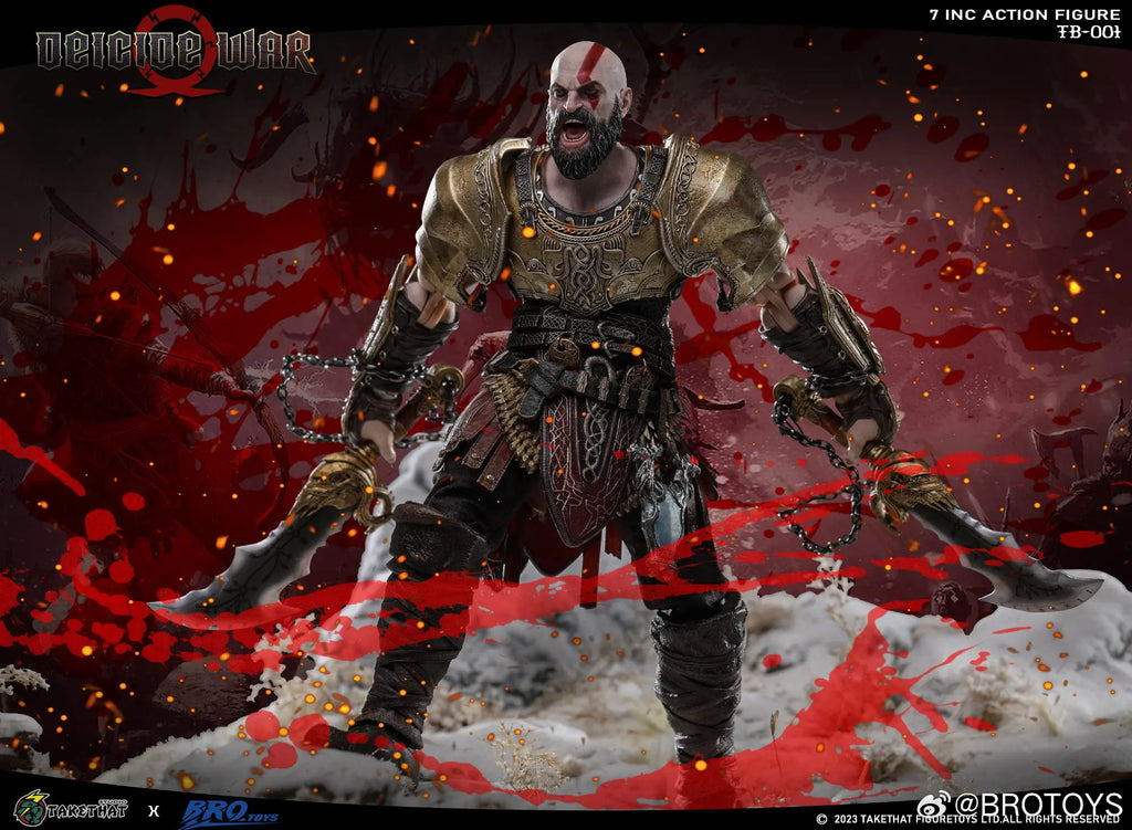 Brotoys Studio & TAKETHAT Studio - God of War Kratos ACTION FIGURE DEICIDE WAR DELUXE EDITION TB001