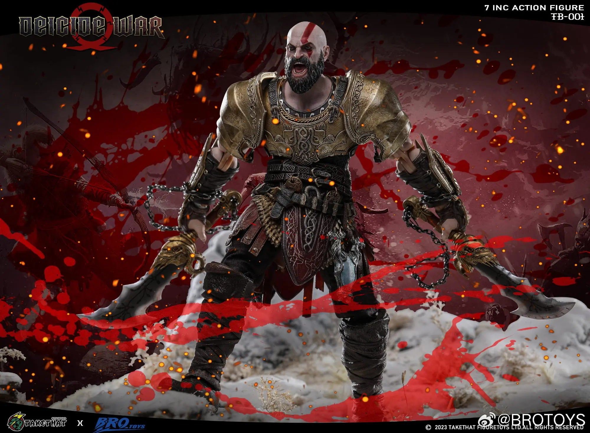 Brotoys Studio & TAKETHAT Studio - God of War Kratos ACTION FIGURE DEICIDE WAR DELUXE EDITION TB001