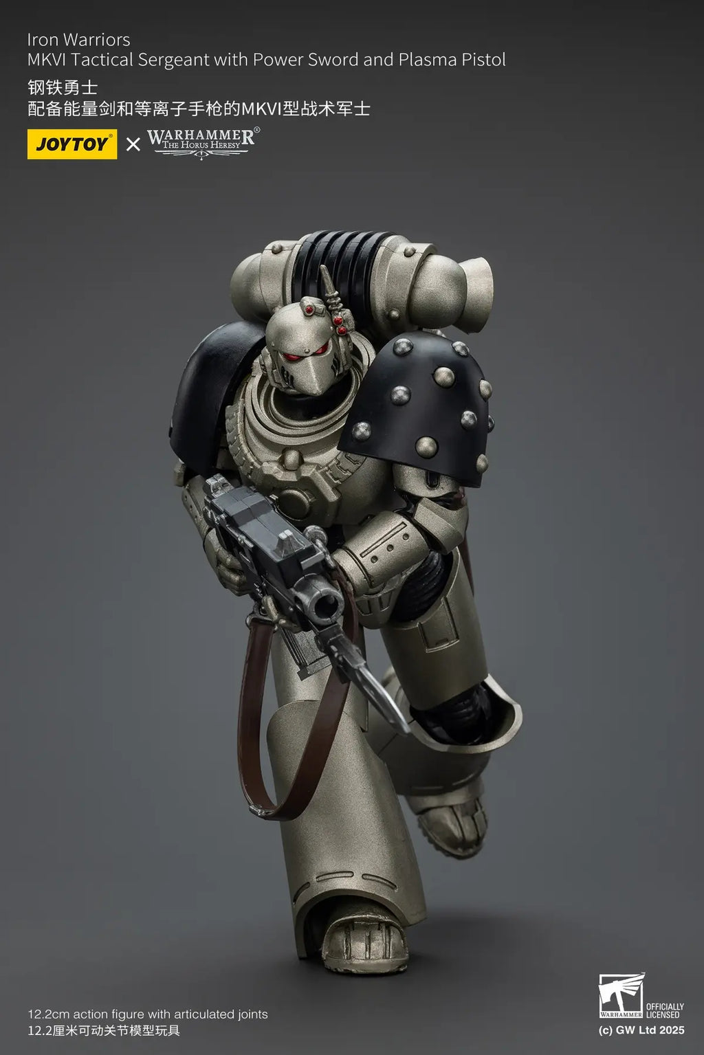 JOYTOY - 1/18 Iron Warrior MKVI Tactical Sergeant with Power Sword & Plasma Pistol JT01758 (Licensed)