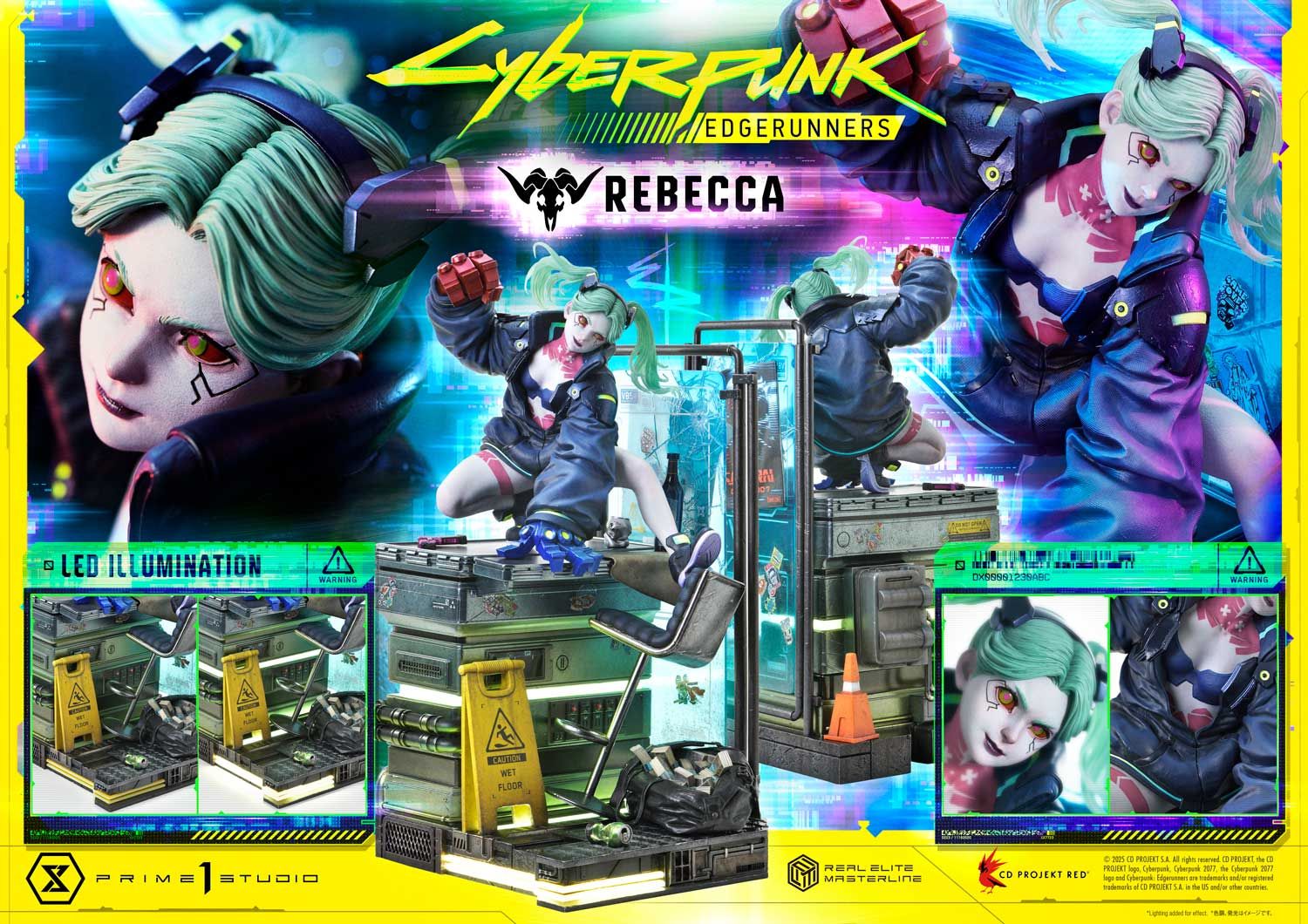 Prime 1 Studio - Real Elite Masterline Cyberpunk: Edgerunners Rebecca REMCP-03 REMCP-03DX REMCP-03DXS (Licensed)