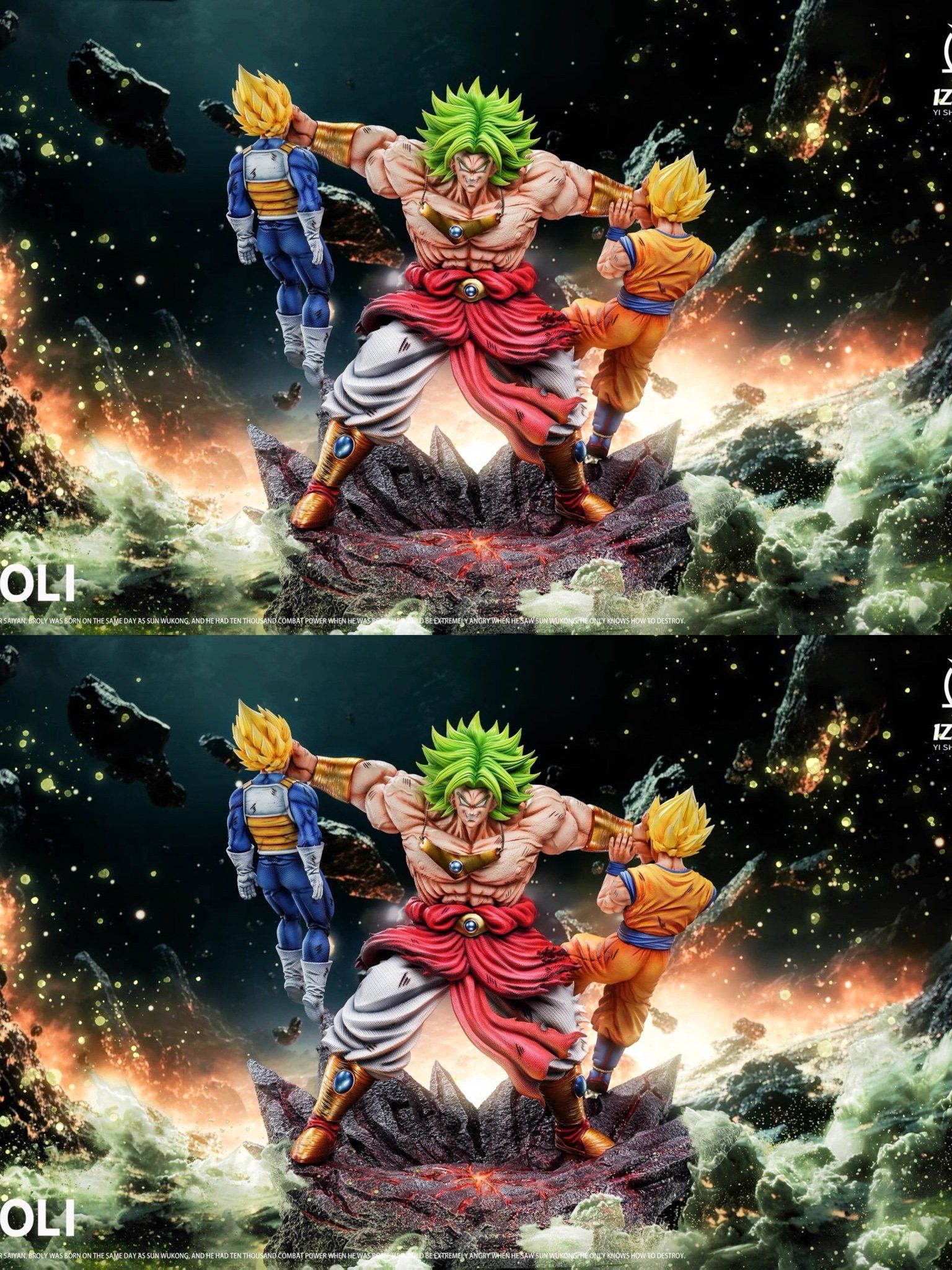 YISHOU Studio - Dragon Ball Broly VS Goku & Vegeta