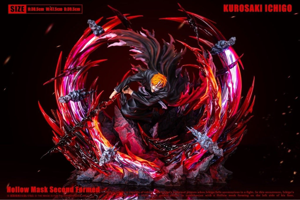 Kurosaki Ichigo Hollow Mask Bleach figura resina