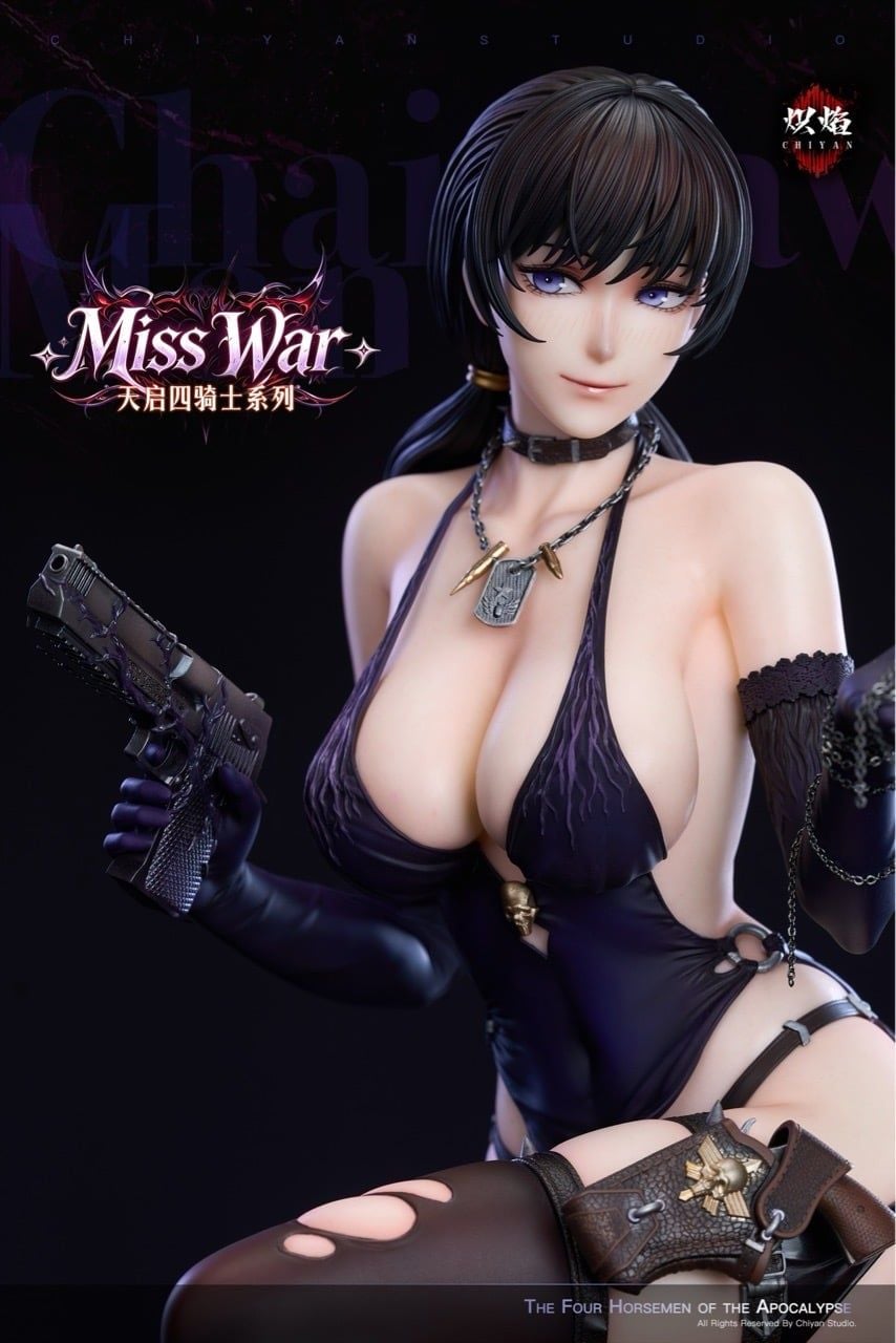 Miss War Yoru Chainsaw Man figura resina