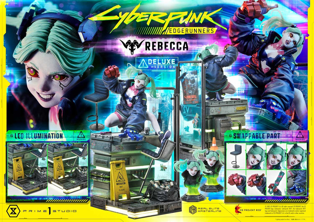 Prime 1 Studio - Real Elite Masterline Cyberpunk: Edgerunners Rebecca REMCP-03 REMCP-03DX REMCP-03DXS (Licensed)