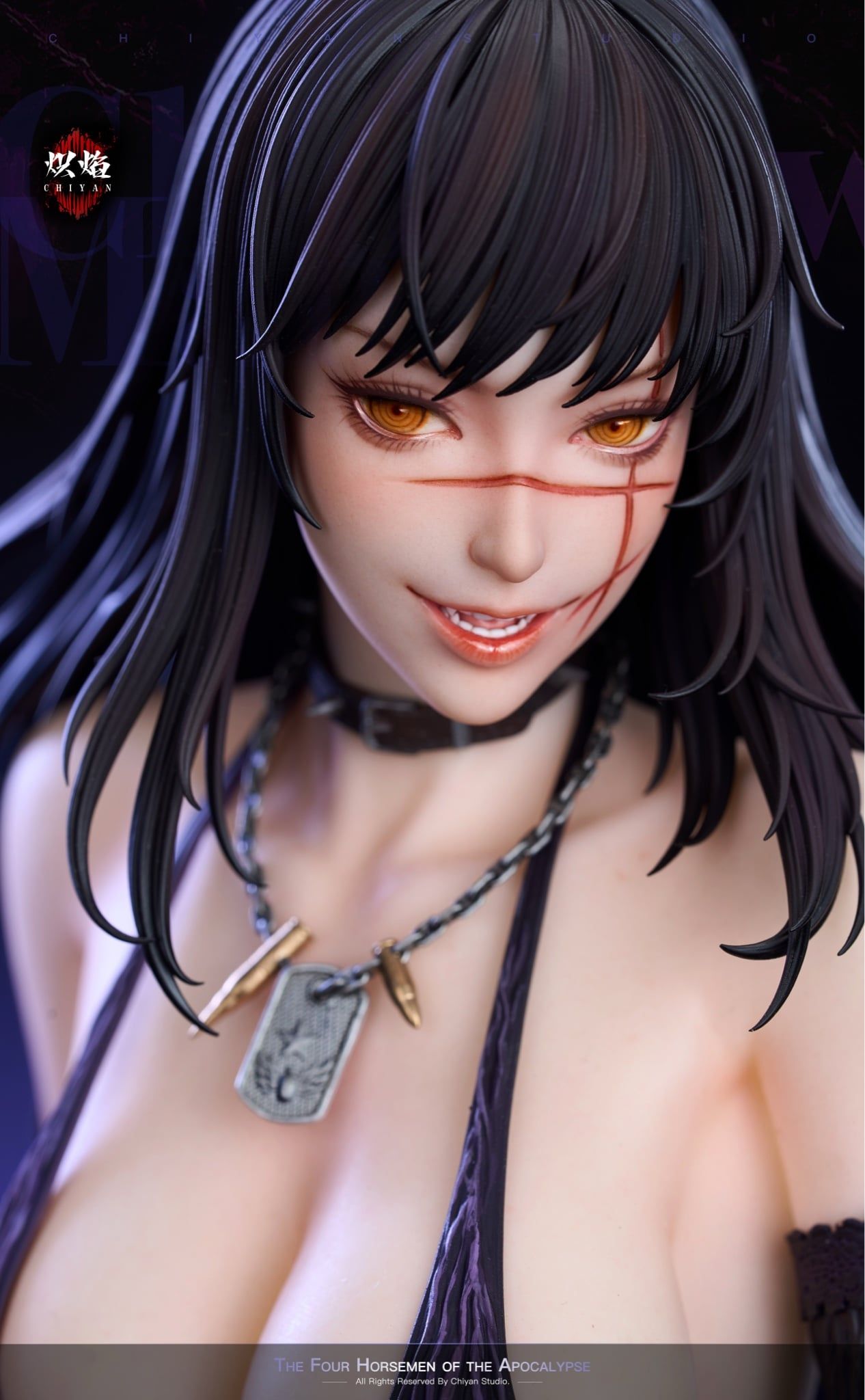 Miss War Yoru Chainsaw Man figura resina