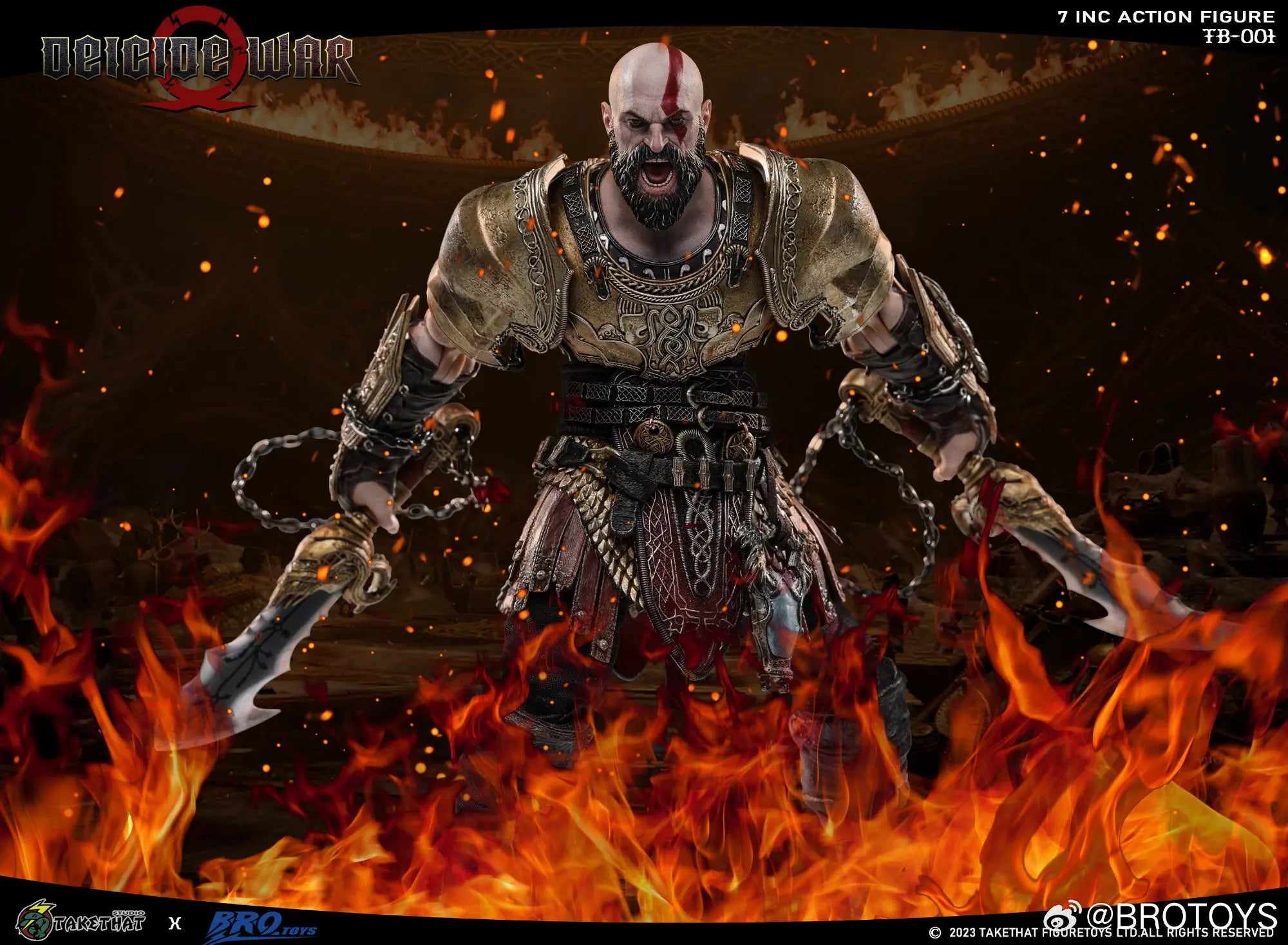 Brotoys Studio & TAKETHAT Studio - God of War Kratos ACTION FIGURE DEICIDE WAR DELUXE EDITION TB001