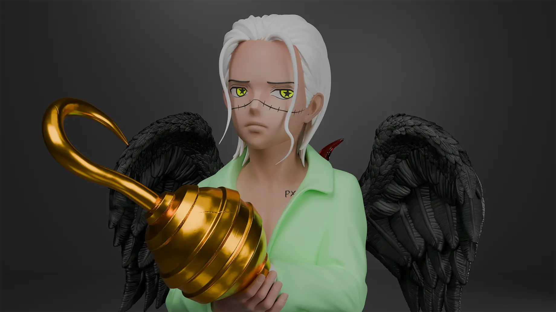 Super Guai Studio - One Piece Seven Seas #6 Seraphim Crocodile