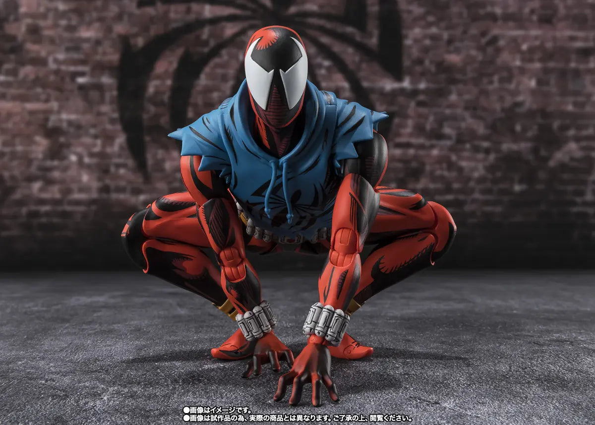 BANDAI - S.H.Figuarts SCARLET SPIDER (Spider-Man: Across the Spider-Verse) (Licensed)