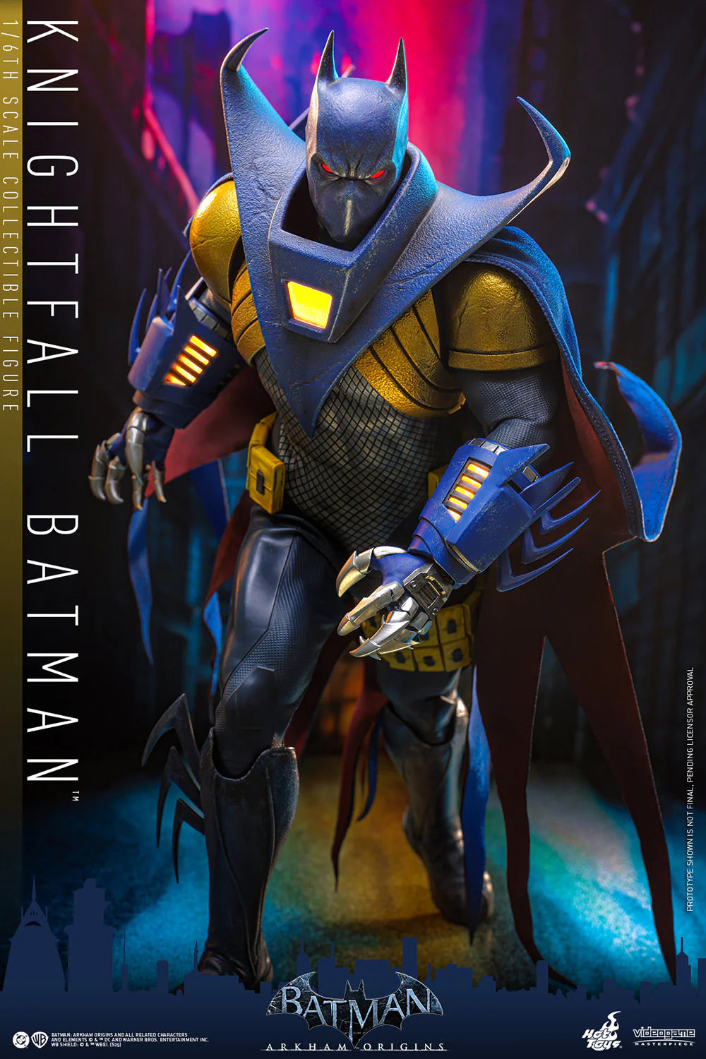 Hottoys - Batman Arkham Origins Knightfall Batman 16 scale Collectible Figure VGM74 (Licensed)
