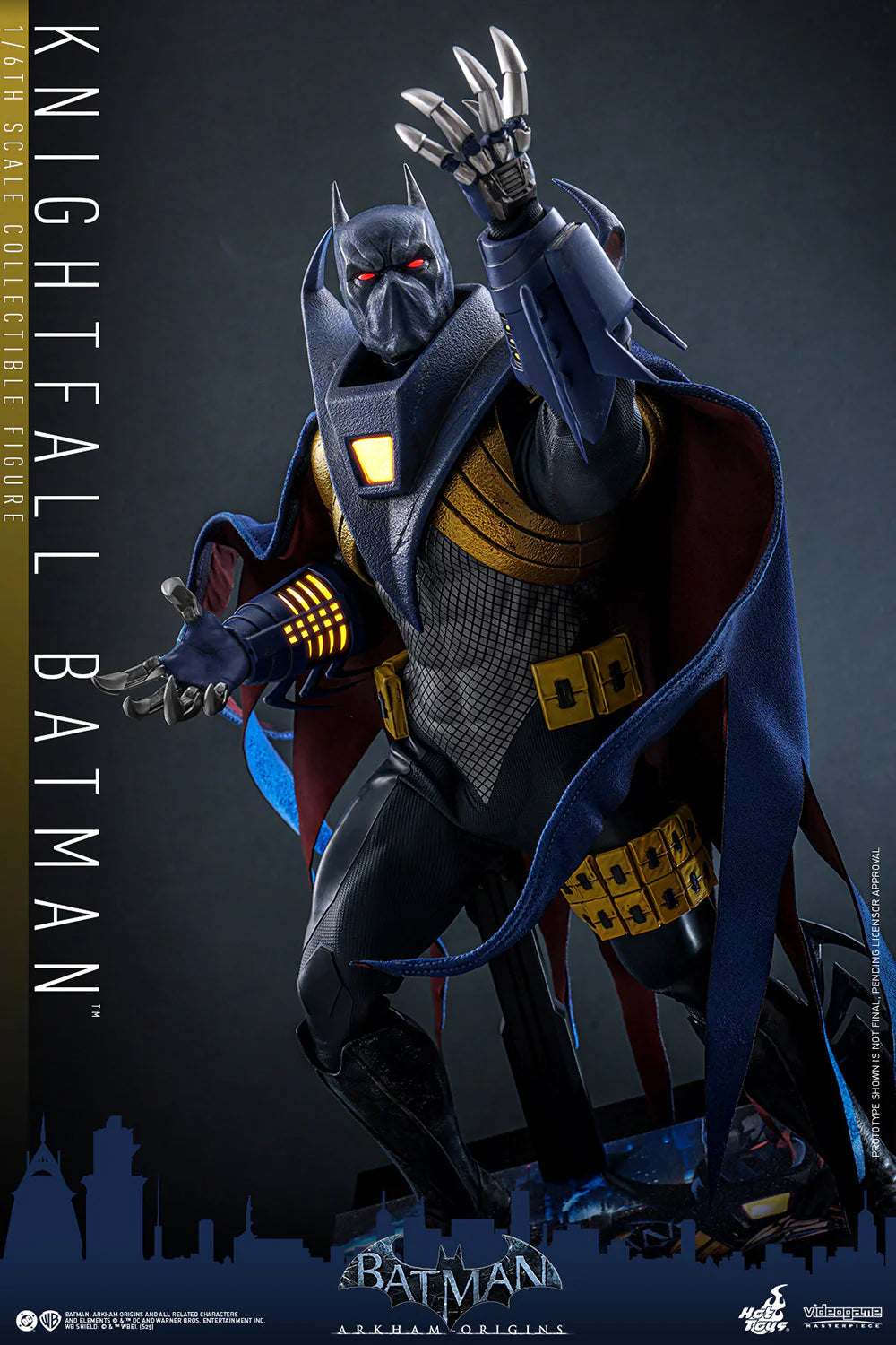 Hottoys - Batman Arkham Origins Knightfall Batman 16 scale Collectible Figure VGM74 (Licensed)