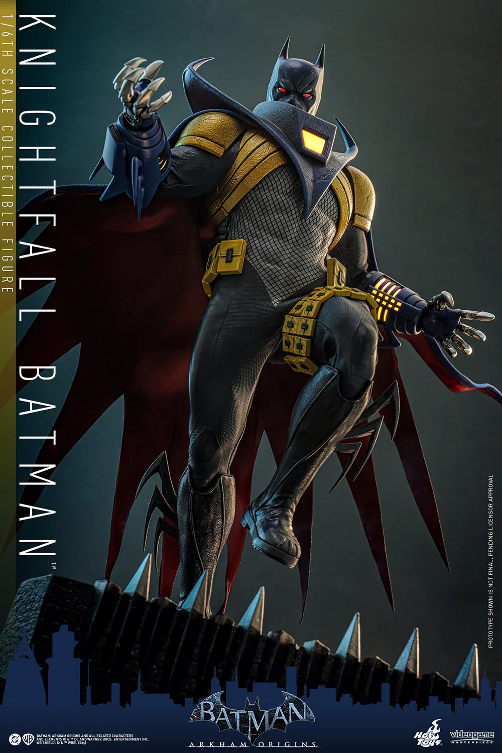 Hottoys - Batman Arkham Origins Knightfall Batman 16 scale Collectible Figure VGM74 (Licensed)