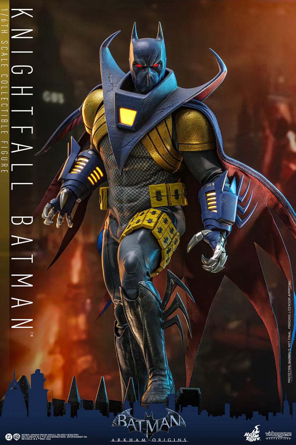 Hottoys - Batman Arkham Origins Knightfall Batman 16 scale Collectible Figure VGM74 (Licensed)