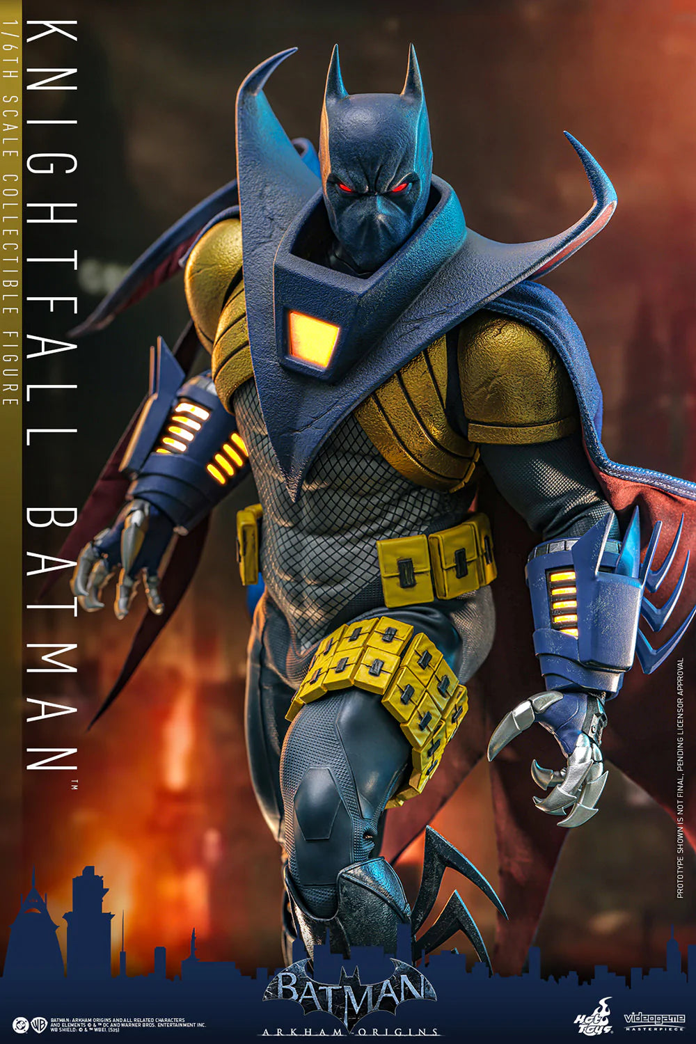 Hottoys - Batman Arkham Origins Knightfall Batman 16 scale Collectible Figure VGM74 (Licensed)
