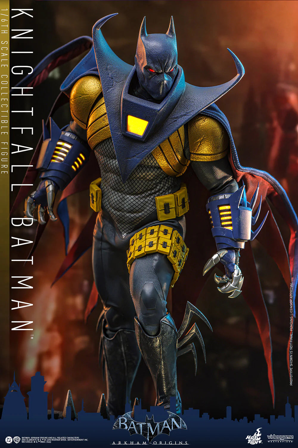 Hottoys - Batman Arkham Origins Knightfall Batman 16 scale Collectible Figure VGM74 (Licensed)