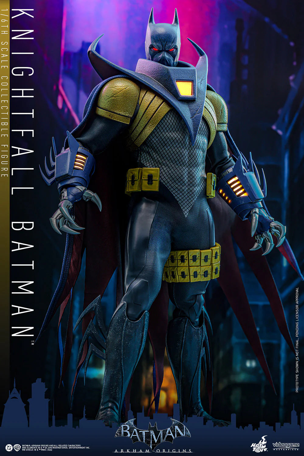 Hottoys - Batman Arkham Origins Knightfall Batman 16 scale Collectible Figure VGM74 (Licensed)