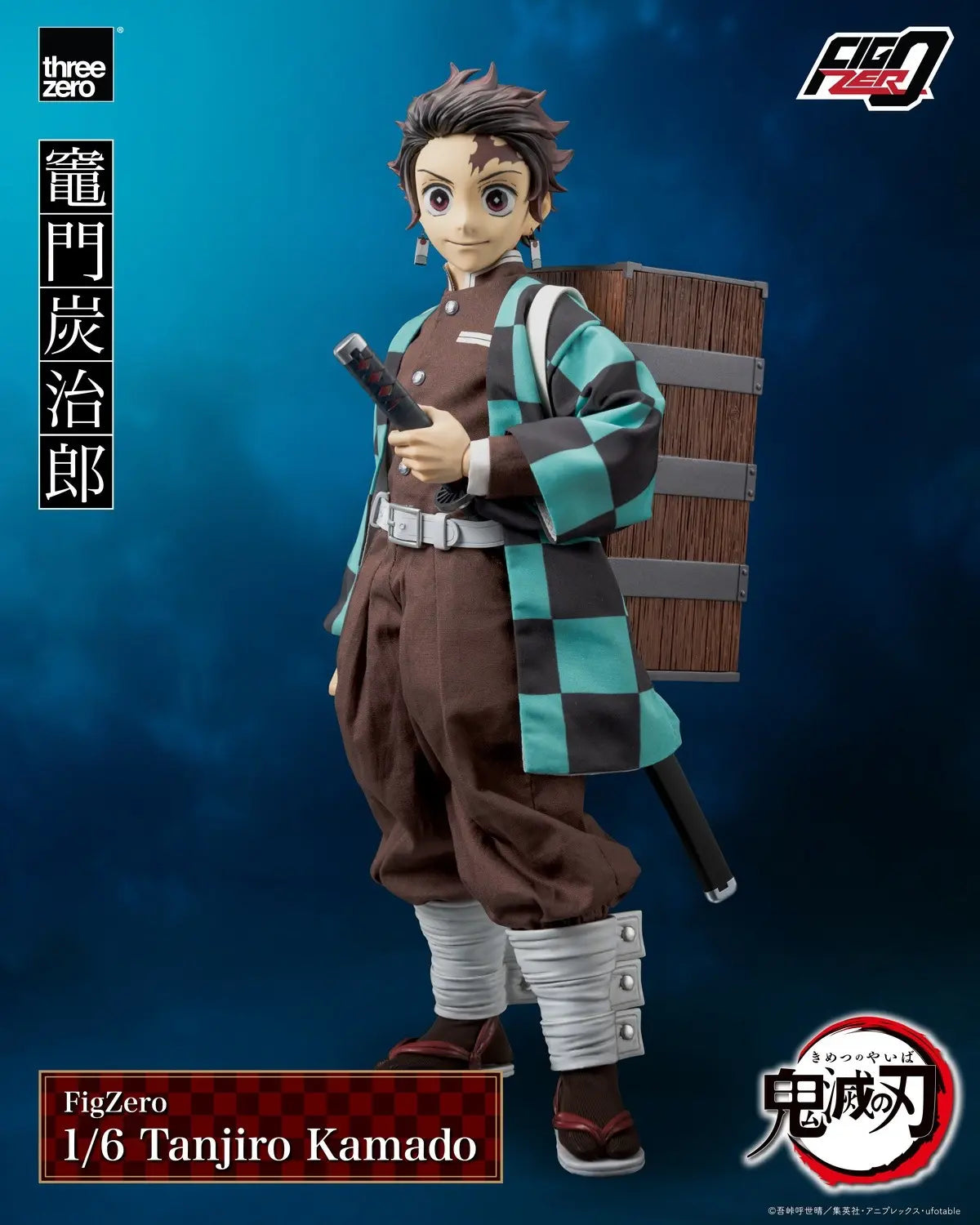 Threezero - FigZero 1/6 Tanjiro Kamado From Demon Slayer: Kimetsu no Yaiba 3Z06670W0 (Licensed)