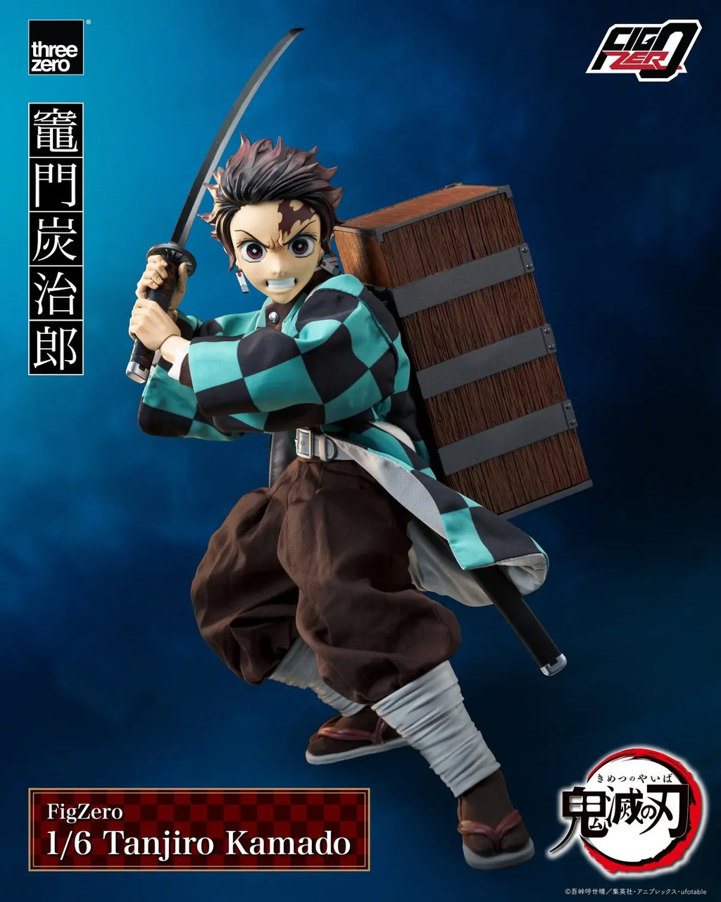Threezero - FigZero 1/6 Tanjiro Kamado From Demon Slayer: Kimetsu no Yaiba 3Z06670W0 (Licensed)