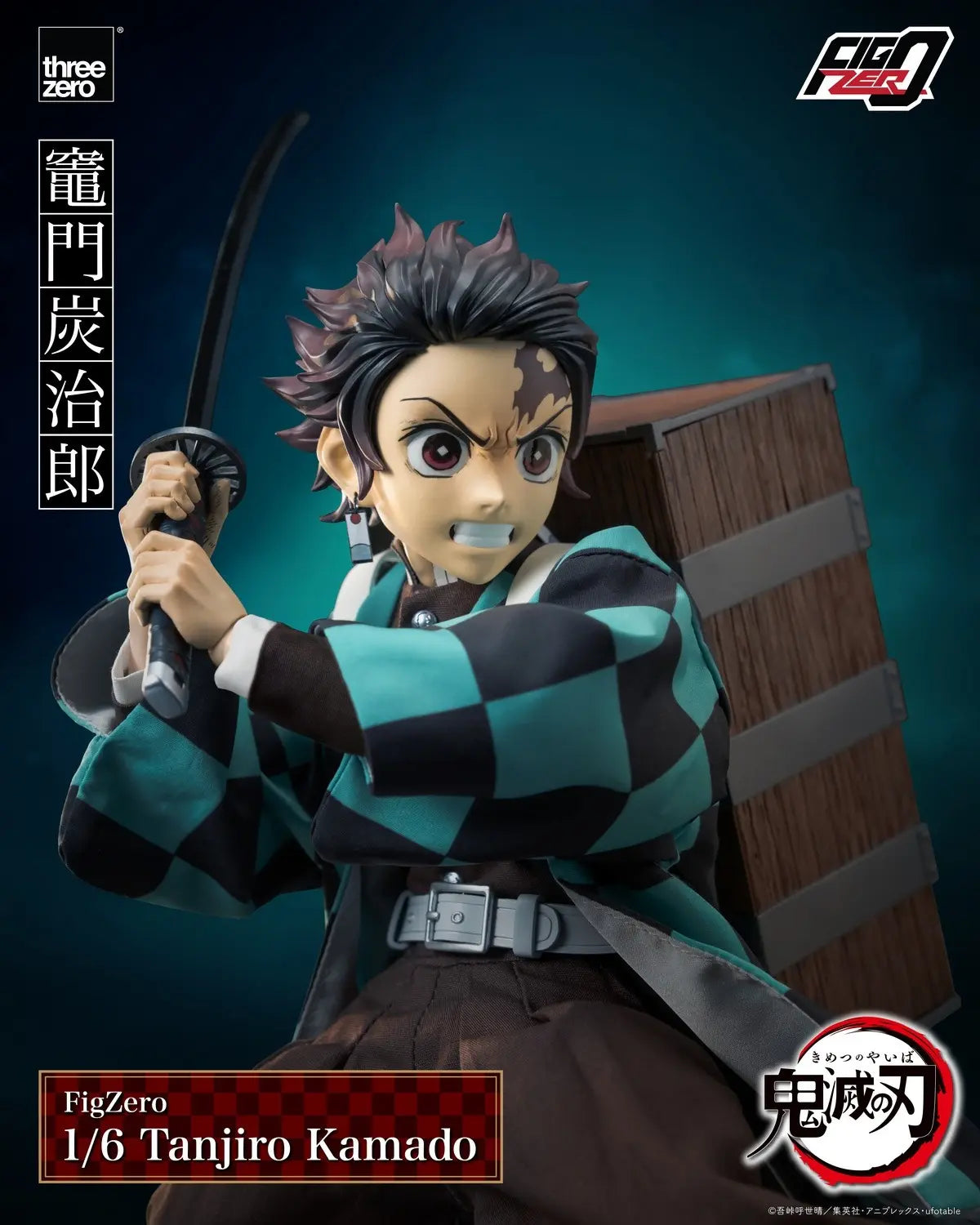 Threezero - FigZero 1/6 Tanjiro Kamado From Demon Slayer: Kimetsu no Yaiba 3Z06670W0 (Licensed)