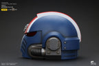 JOYTOY - Warhammer 40,000 Ultramarines Lieutenant Titus' MKX Helmet & Display Stand JT01741 JT01697 (Licensed)