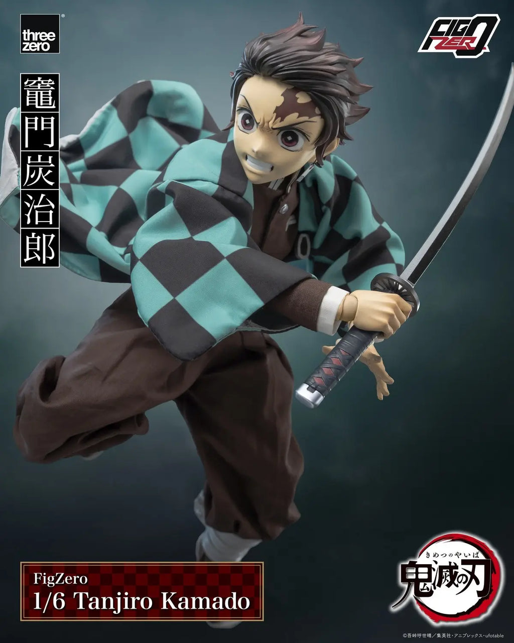 Threezero - FigZero 1/6 Tanjiro Kamado From Demon Slayer: Kimetsu no Yaiba 3Z06670W0 (Licensed)