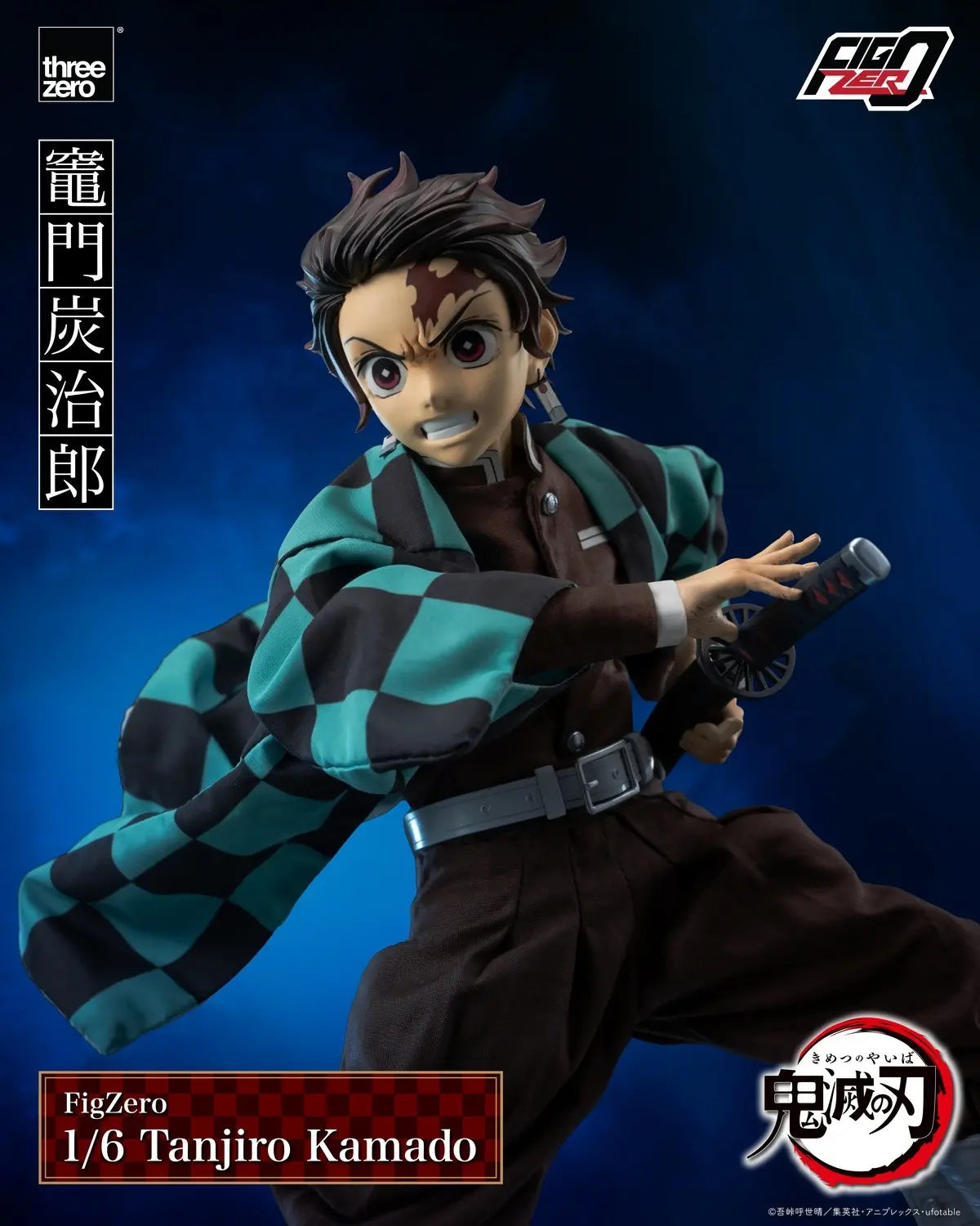 Threezero - FigZero 1/6 Tanjiro Kamado From Demon Slayer: Kimetsu no Yaiba 3Z06670W0 (Licensed)
