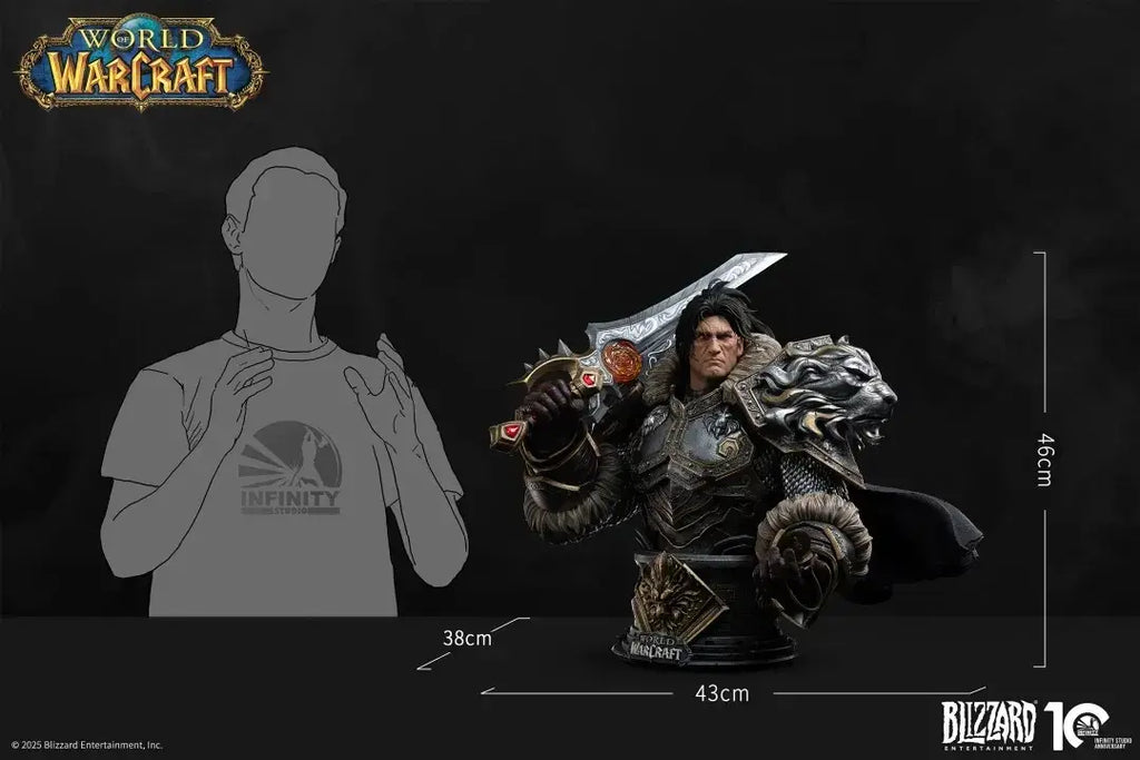 Infinity Studio - World of Warcraft Varian Wrynn 13 Scale Bust (Licensed)