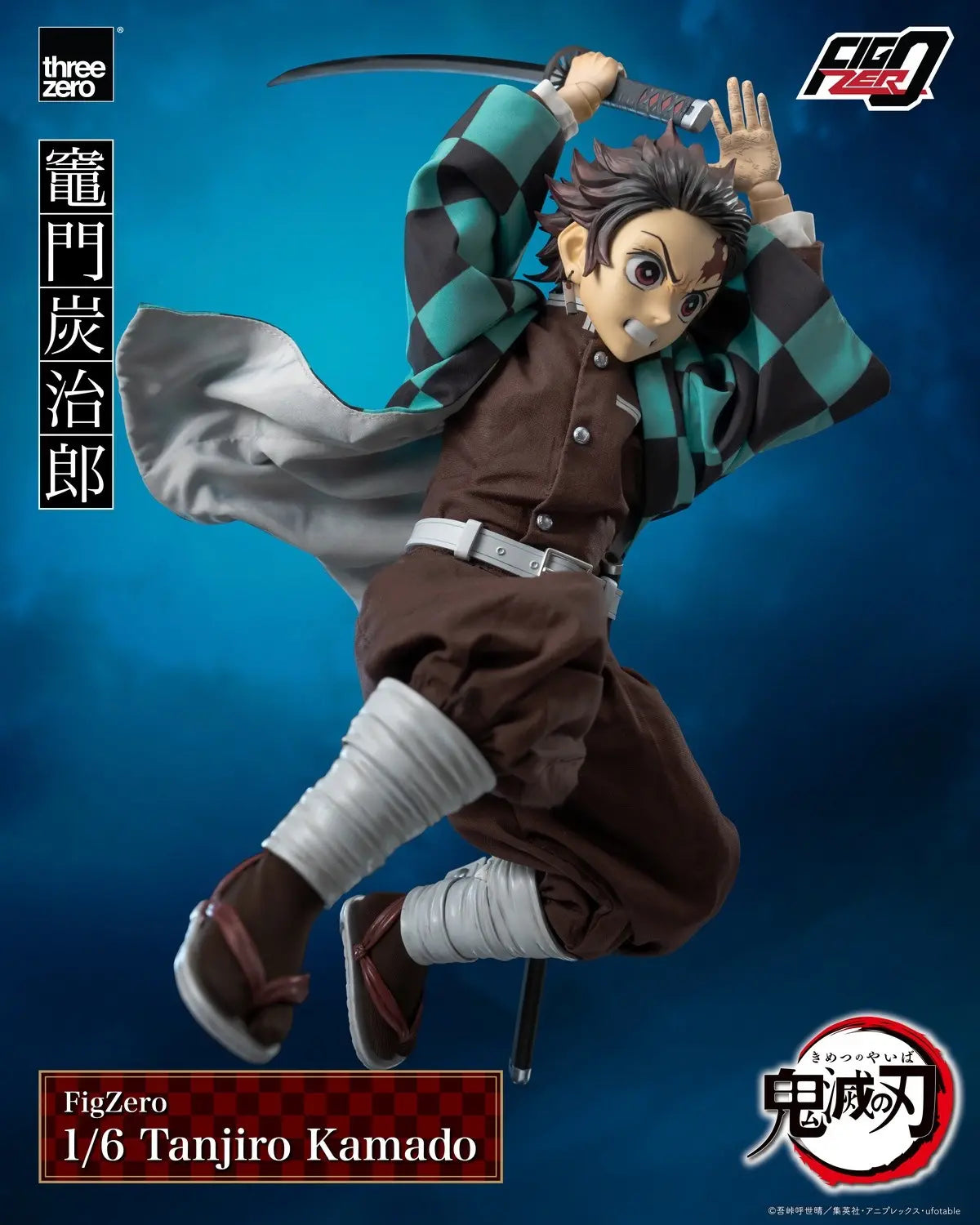 Threezero - FigZero 1/6 Tanjiro Kamado From Demon Slayer: Kimetsu no Yaiba 3Z06670W0 (Licensed)