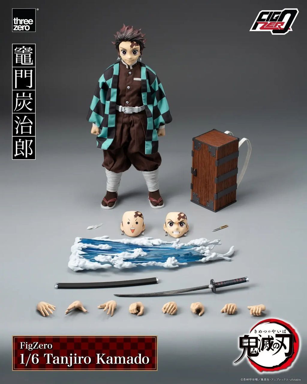 Threezero - FigZero 1/6 Tanjiro Kamado From Demon Slayer: Kimetsu no Yaiba 3Z06670W0 (Licensed)