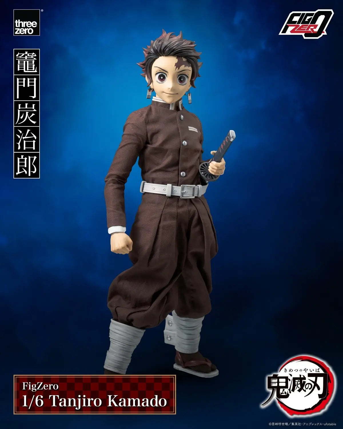 Threezero - FigZero 1/6 Tanjiro Kamado From Demon Slayer: Kimetsu no Yaiba 3Z06670W0 (Licensed)